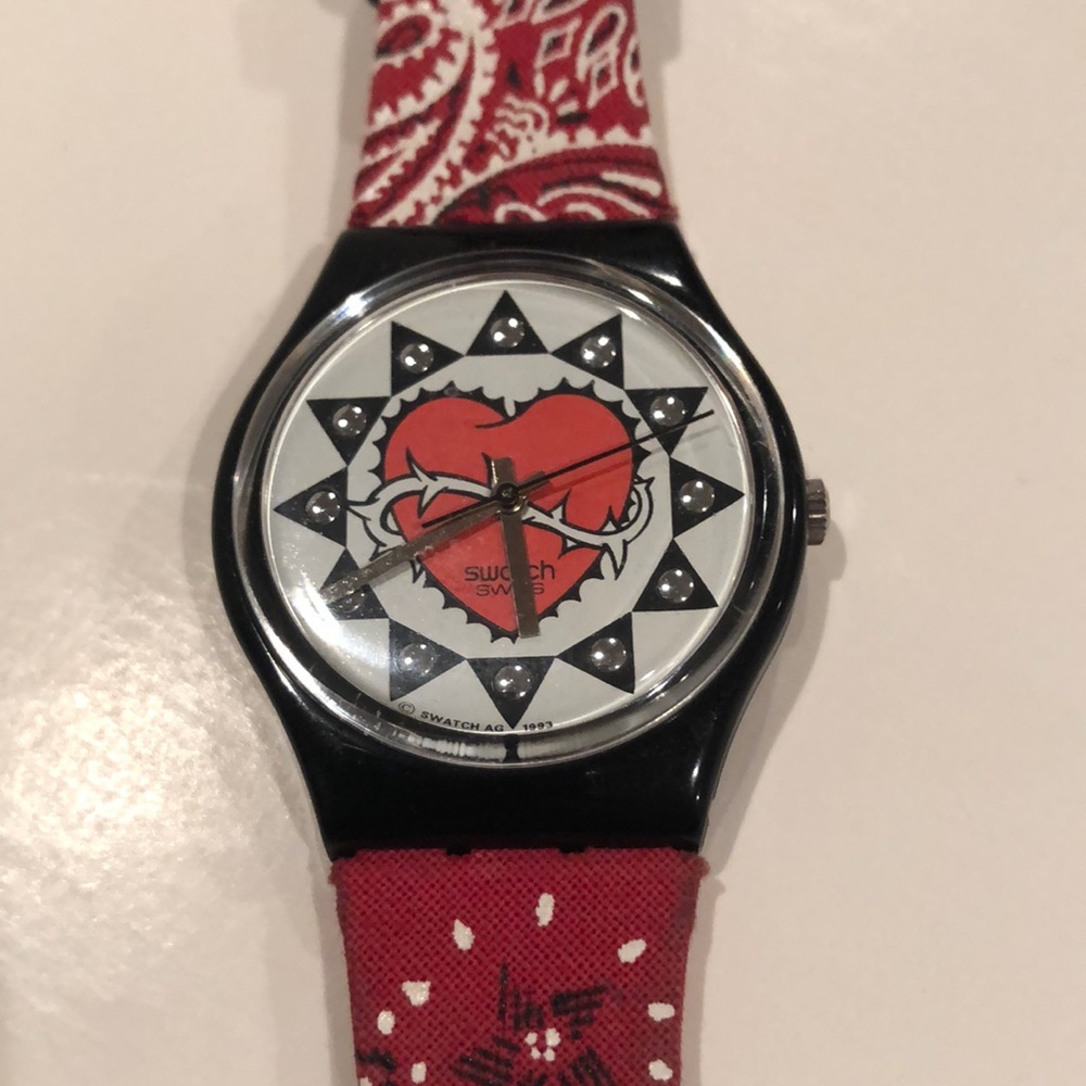 Vintage Swatch Watch 90’s Gent 34mm Trash GB154